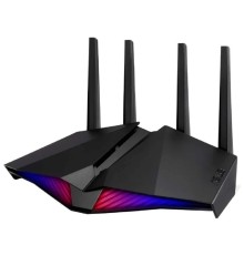 ASUS  RT-AX82U Роутер беспроводной  4 LAN,1000 Мбит/с, 4 (802.11n), 5 (802.11ac), 6 (802.11ax), 1 x USB 3.2, 3G, 4G/LTE, IPv6 черный