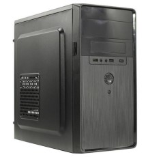 Exegate EX286424RUS Корпус Minitower ExeGate BA-309-350W-8 (mATX, БП AA350 с вент. 8см, 2*USB, HD аудио, черный)