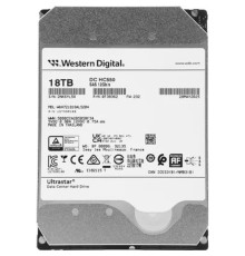 18Tb Western Digital Ultrastar DC HDD Server (3.5in 26.1MM 18000GB 512MB 7200RPM SAS ULTRA 512E SE P3 DC HC550), SKU: 0F38353