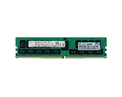 [Сервисный пакет] HPE 32GB PC4-2400T-R (DDR4-2400) Dual-Rank x4 Registered SmartMemory module for Gen9 E5-2600v4 series, analog 819412-001B, Replacement for 805351-B21, 809083-091/819042-001