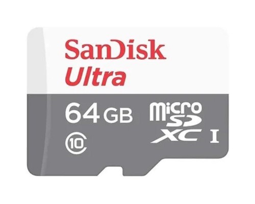 [Карта памяти ] Micro SecureDigital 64Gb SanDisk SDSQUNR-064G-GN3MN Ultra Light w/o adapter