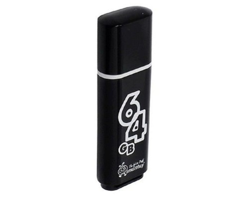 [Носитель информации] Smartbuy USB Drive 64GB Glossy series Black SB64GBGS-K
