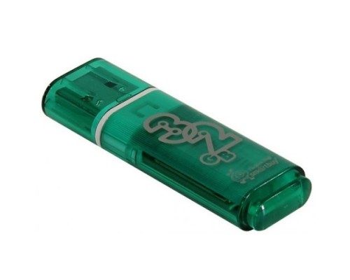 [Носитель информации] Smartbuy USB Drive 32Gb Glossy series Green SB32GBGS-G
