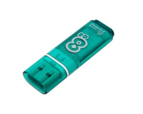 [Носитель информации] Smartbuy USB Drive 8Gb Glossy series Green SB8GBGS-G