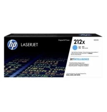 Картридж лазерный HP 212X W2121X голубой для HP CLJ Enterprise M554/M555