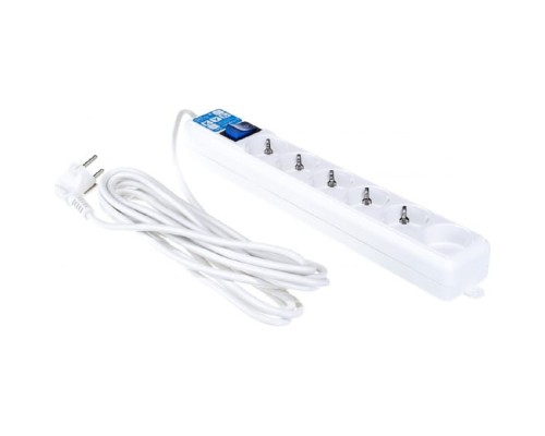 [Сетевые фильтры] PowerCube PRO Фильтр-удлинитель (SPL(5+1)-16B-P-5М) 5.0 м, LC контур, 16А/3,5кВт, LC контур - подавление В/Ч помех