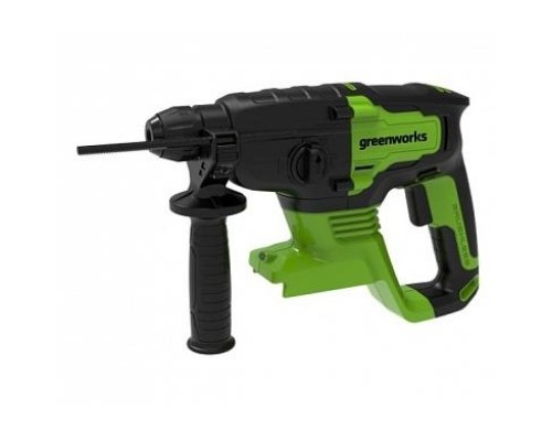 [Перфоратор] Greenworks GD24SDS2 Перфоратор аккумуляторный бесщеточный, 2 ДЖ, 24V, без АКБ и ЗУ [3803007]
