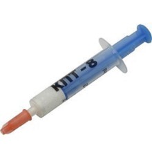 Термопаста КПТ-8 кремнийорганическая на основе оксида цинка, 3 г, шприц