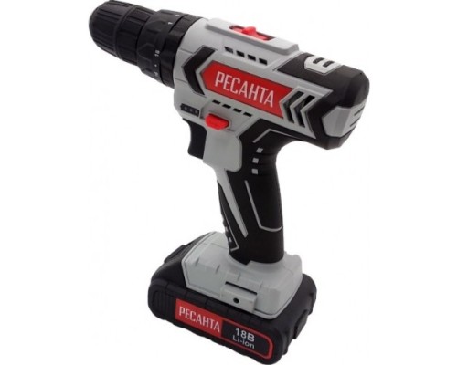 [Дрель, Шуруповерт] Ресанта Дрель-шуруповерт аккумуляторная ДА-18-2ЛК-У [75/14/6]
