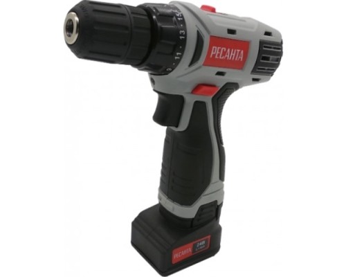 [Дрель, Шуруповерт] Ресанта Дрель-шуруповерт аккумуляторная ДА-24-2ЛК [75/14/7]
