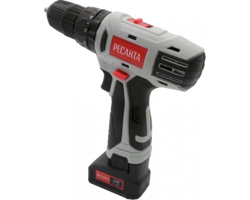 [Дрель, Шуруповерт] Ресанта Дрель-шуруповерт аккумуляторная ДА-24-2ЛК-У [75/14/8]