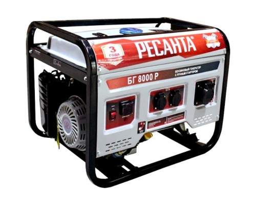 [Huter Генераторы] Ресанта Электрогенератор БГ 8000 Р Ресанта, , шт [64/1/47]