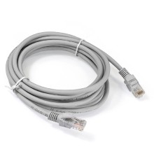Exegate EX286384RUS Патч-корд LSZH UTP-RJ45-RJ45-5e-3M-LSZH-GY, UTP, cat.5e, 3м, серый