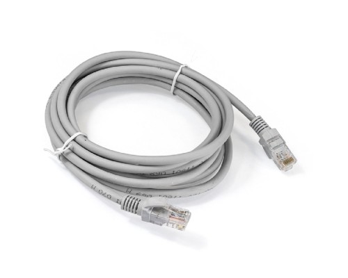 [Коммутационный шнур] Exegate EX286384RUS Патч-корд LSZH UTP-RJ45-RJ45-5e-3M-LSZH-GY, UTP, cat.5e, 3м, серый