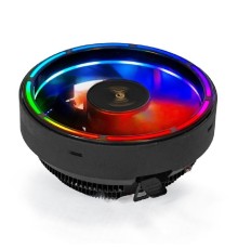 Exegate EX286155RUS Кулер ExeGate Dark Magic EE126A-RGB (Al black coating, LGA775/1150/1151/1155/1156/1200/1700/AM2/AM2+/AM3/AM3+/AM4/FM1/FM2/754/939/940,TDP100W,Fan 120mm,1800RPM,Hydro bearing,4pin,