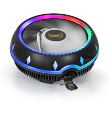 Exegate EX286156RUS Кулер ExeGate Dark Magic EE126M-PWM.RGB (Al black coating, LGA775/1150/1151/1155/1156/1200/1700/AM2/AM2+/AM3/AM3+/AM4/FM1/FM2/754/939/940,TDP100W,Fan120mm,PWM, 900-2000RPM, Hydro b