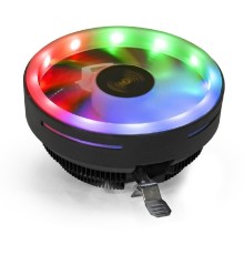 Exegate EX286157RUS Кулер ExeGate Dark Magic EE126R-PWM.RGB (Al black coating, 775/1150/1151/1155/1156/1200/1700/A­M2/AM2+/AM3/AM3+/AM4/FM1/FM2/754/939/940 TDP 95W,Fan 120mm, PWM, 900-2000RPM,Hydro be