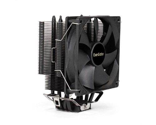 [Вентиляторы] Exegate EX286299RUS Кулер Dark Magic EXX400-PWM (Al+Cu, черное покрытие, 4 тепл.трубки, LGA775/1150/1151/1155/1156/1200/1700/AM2/AM2+/AM3/AM3+/AM4/FM1/FM2/754/939/940, TDP 140W, Fan 120mm, PWM, 1200-2