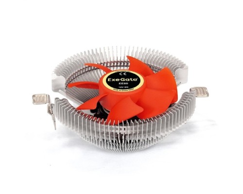 [Вентиляторы] Exegate EX286144RUS Кулер ExeGate EE80 (Al, LGA775/1150/1151/1155/1156/1200/1700/AM2/AM2+/AM3/AM3+/AM4/FM1/FM2/754/939/940, TDP 65W, Fan 80mm, 2000RPM, Hydro bearing, 3pin, 22db, 205г,