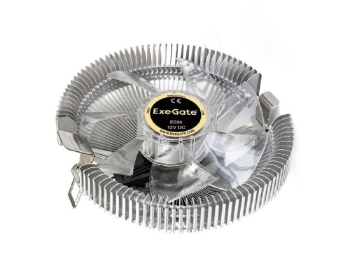 [Вентиляторы] Exegate EX286149RUS Кулер EE90 ExeGate (Al, LGA775/1150/1151/1155/1156/1200/AM2/AM2+/AM3/AM3+/AM4/FM1/FM2/754/939/940, TDP 75W, Fan 90mm, 2200RPM, Hydro bearing, 3pin, 22db, 215г, с термопастой, на за