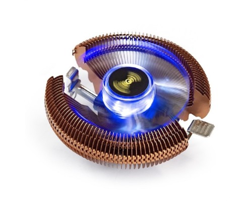 [Вентиляторы] Exegate EX286153RUS Кулер ExeGate Wizard EE91-Cu.BLUE (Al+Copper, LGA775/1150/1151/1155/1156/1200/AM2/AM2+/AM3/AM3+/AM4/FM1/FM2/754/939/940, TDP 80W, Fan 90mm, 2200RPM, Hydro bearing, 3pin, 22db, 265г