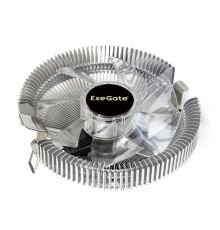 Exegate EX286147RUS Кулер ExeGate Wizard EE91-RED (Al, LGA775/1150/1151/1155/1156/1200/1700/AM2/AM2+/AM3/AM3+/AM4/FM1/FM2/754/939/940, TDP 75W, Fan 90mm, 2200RPM, Hydro bearing, 3pin, 22db, 215г, 