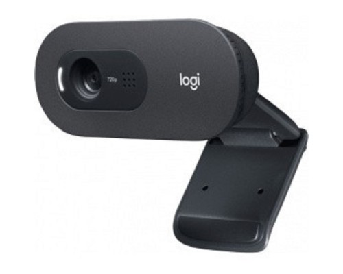 [Web-камеры] 960-001372/960-001373 Logitech WebCam C505e { USB 2.0, HD, 1280*720, 2Mpix foto, Mic, Black} (960-001373)