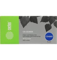 Картридж лазерный Cactus CS-CE400X черный (11000стр.) для HP LJ M551