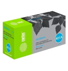 Картридж лазерный Cactus CS-CE401A голубой (6000стр.) для HP CLJ M551