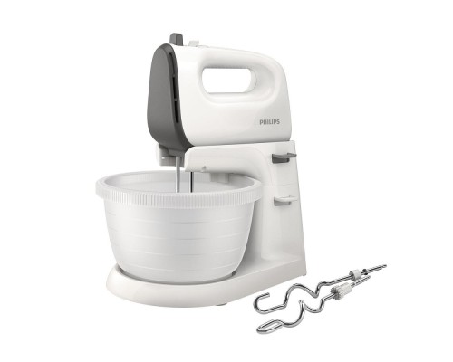 [Миксер] PHILIPS HR3745/00  Миксер стационарный 450Вт белый/серый