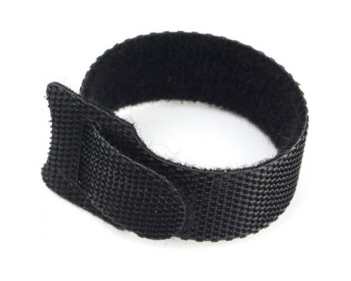 [Аксессуар] Cablexpert Хомуты-липучки на основе ленты Velcro® VT-110x11BK  110 x 11 мм, черные (12 шт.)