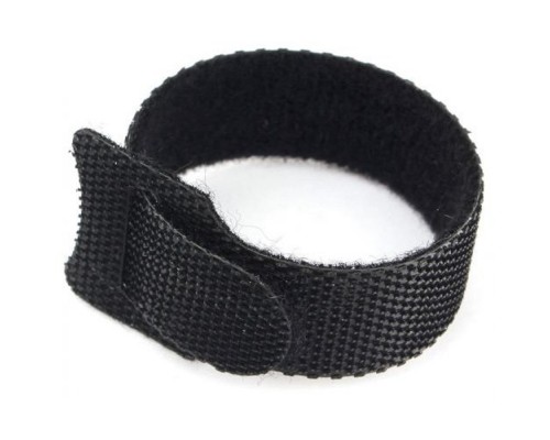 [Аксессуар] Cablexpert Хомуты-липучки на основе ленты Velcro® VT-125x11BK  125 x 11 мм, черные (12 шт.)