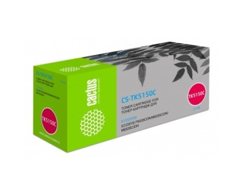 [расходные материалы] Картридж лазерный Cactus CS-TK5150C голубой (10000стр.) для Kyocera Ecosys M6035cidn/P6035cdn