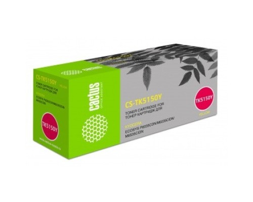[расходные материалы] Картридж лазерный Cactus CS-TK5150Y желтый (10000стр.) для Kyocera Ecosys M6035cidn/ P6035cdn