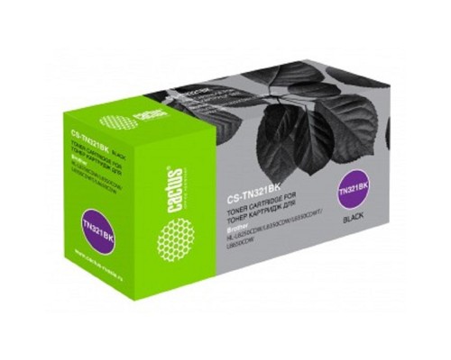 [расходные материалы] Картридж лазерный Cactus CS-TN321BK черный (2500стр.) для Brother HL-L8250CDN/MFC-L8650CDW