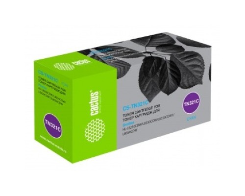 [расходные материалы] Картридж лазерный Cactus CS-TN321C голубой (1500стр.) для Brother HL-L8250CDN/MFC-L8650CDW