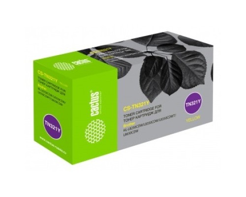 [расходные материалы] Картридж лазерный Cactus CS-TN321Y желтый (1500стр.) для Brother HL-L8250CDN/MFC-L8650CDW