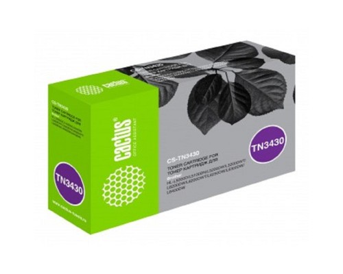 [расходные материалы] Картридж лазерный Cactus CS-TN3430 черный (3000стр.) для Brother HL L5000/5100/5200/6250/6300/6400