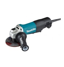 Makita GA5050R Угловая шлифовальная машина [GA5050R] { ф125мм,1300Вт, 11000об\м,2.5кг,кор,anti-restart,пл. пуск,держ-ль Anti-drop,шир.клавиша }