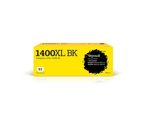 [Расходные материалы] T2  PGI-1400XL BK Картридж (IC-CPGI-1400XL BK) струйный для Canon MAXIFY MB2040/MB2140/MB2340/MB2740, черный
