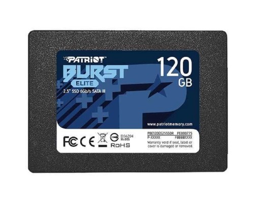 [носитель информации] Patriot SSD 120Gb Burst Elite PBE120GS25SSDR {SATA 3.0}