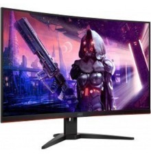 LCD AOC 31.5'' CQ32G2SE {VA 2560х1440 Curved 165Hz 300cd 178/178 3000:1 1ms D-Sub 2xHDMI DisplayPort 2x5W}