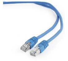 Cablexpert Патч-корд FTP кат.6, 1м, литой, многожильный (синий)