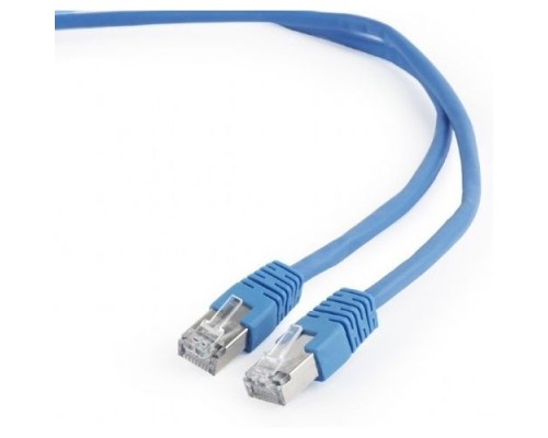 [Коммутационный шнур] Cablexpert Патч-корд FTP кат.6, 1м, литой, многожильный (синий)