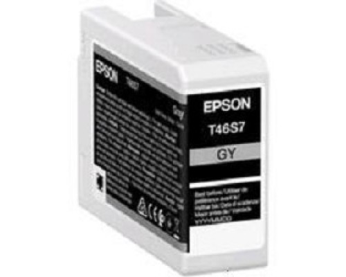 [Расходные материалы] EPSON C13T46S700  картридж для SC-P700 серый 25 мл. (LFP)