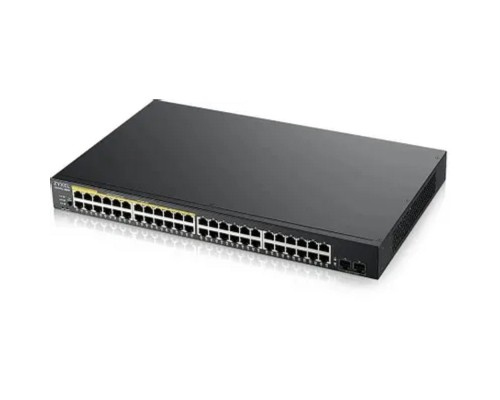 [Сетевое оборудование] Zyxel GS190048HPV2-EU0101F Smart L2 PoE + switch, rack 19 