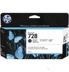 HP 728 130-ml Matte Black DesignJet Ink Cartridge [3WX25A]