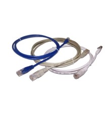 Патч-корд TWT UTP кат.5e, с заливными колпачками, 0.5 м, синий