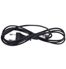 Cablexpert Кабель питания аудио/видео 0,5м, CEE 7/16 - C7, VDE, 2-pin, 2х0,75, черный, пакет (PC-184-VDE-0.5M)
