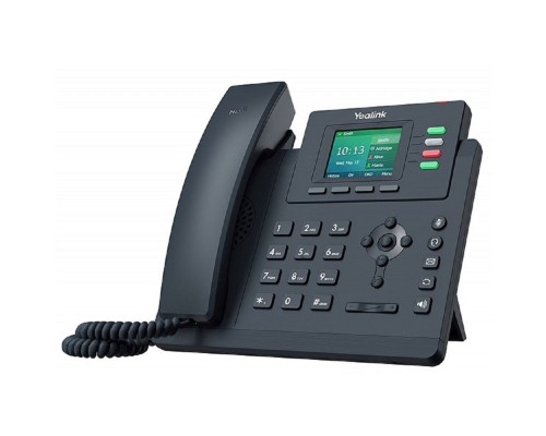 [VoIP-телефон] YEALINK SIP-T33P, IP телефон 4 аккаунта, цветной экран, PoE, БП в комплекте, шт (замена SIP-T40P)
